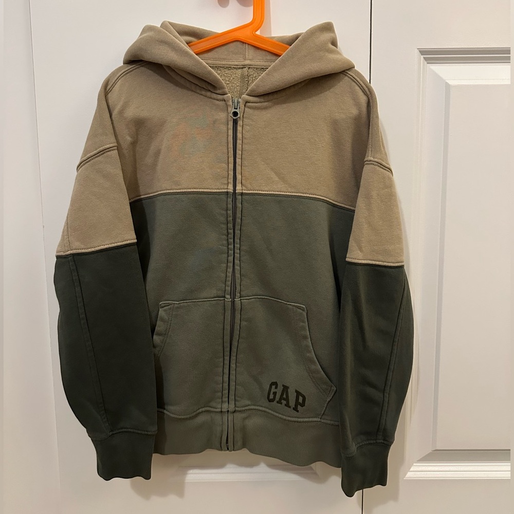 GAP Kids Khaki/Green Hoodie